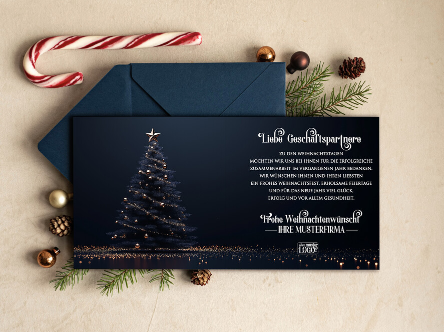 cartes moderne Cartes de Noël modernes pour entreprises, Carte de Noël d'entreprise élégante, Cartes de Noël exclusives pour partenaires commerciaux,