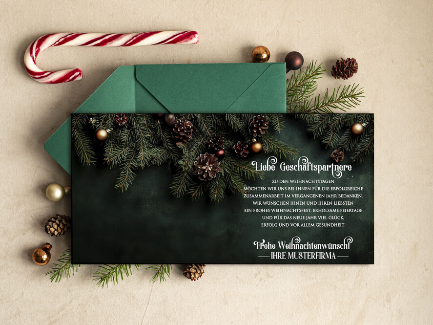 cartes moderne Cartes de Noël modernes pour entreprises, Carte de Noël d'entreprise élégante, Cartes de Noël exclusives pour partenaires commerciaux,