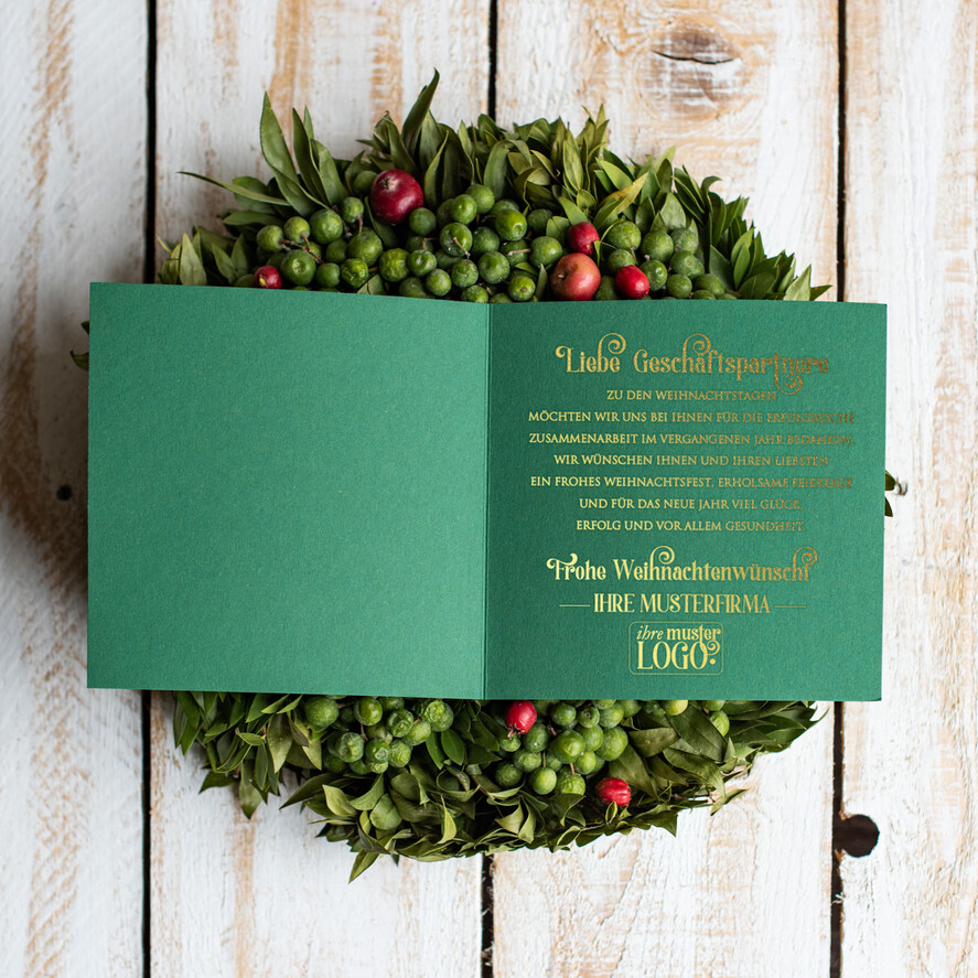 cartes ruban satin doré Cartes de Noël avec dorure à chaud, Cartes de Noël exclusives avec rubans, Cartes de Noël d'entreprise élégantes, Cartes de Noël avec rubans, Cartes de Noël personnalisées pour entreprises