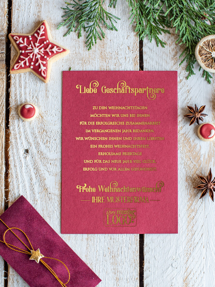 cartes ruban satin doré Cartes de Noël avec dorure à chaud, Cartes de Noël exclusives avec rubans, Cartes de Noël d'entreprise élégantes, Cartes de Noël avec rubans, Cartes de Noël personnalisées pour entreprises