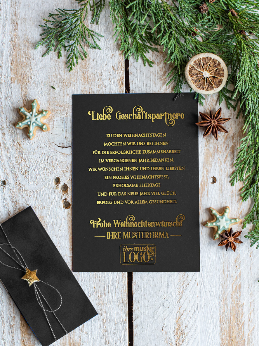 cartes ruban satin doré Cartes de Noël avec dorure à chaud, Cartes de Noël exclusives avec rubans, Cartes de Noël d'entreprise élégantes, Cartes de Noël avec rubans, Cartes de Noël personnalisées pour entreprises