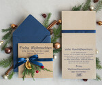 cartes éco Cartes de Noël d'entreprise, Carte de Noël exclusive et durable pour partenaires commerciaux avec logo & texte personnalisé, carte de Noël professionnelle, Noël professionnel2