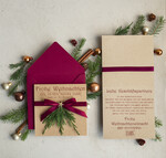 cartes éco Cartes de Noël d'entreprise, Carte de Noël exclusive et durable pour partenaires commerciaux avec logo & texte personnalisé, carte de Noël professionnelle, Noël professionnel2