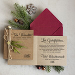 cartes éco Cartes de Noël d'entreprise, Carte de Noël exclusive et durable pour partenaires commerciaux avec logo & texte personnalisé, carte de Noël professionnelle, Noël en entreprise2
