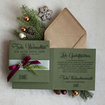cartes éco Cartes de Noël d'entreprise, Carte de Noël exclusive et durable pour partenaires commerciaux avec logo & texte personnalisé, carte de Noël professionnelle, Noël en entreprise2