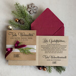 cartes éco Cartes de Noël d'entreprise, Carte de Noël exclusive et durable pour partenaires commerciaux avec logo & texte personnalisé, carte de Noël professionnelle, Noël en entreprise2