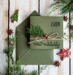 cartes éco Cartes de Noël pour entreprises, Carte de Noël exclusive et durable pour partenaires commerciaux avec logo et texte personnalisé, carte de Noël d'entreprise, Noël professionnel3