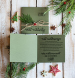 cartes éco Cartes de Noël pour entreprises, Carte de Noël exclusive et durable pour partenaires commerciaux avec logo et texte personnalisé, carte de Noël d'entreprise, Noël professionnel3