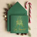 cartes doré Carte de Noël exclusive avec dorure à chaud pour partenaires commerciaux Cartes de Noël avec dorure à chaud, cartes de Noël exclusives pour partenaires commerciaux, carte de Noël d'entreprise élégante, cartes de Noël avec logo2