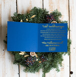 cartes doré Carte de Noël exclusive avec dorure à chaud pour partenaires commerciaux, Cartes de Noël avec dorure à chaud, Cartes de Noël exclusives pour partenaires commerciaux, Carte de Noël d'entreprise élégante, Cartes de Noël avec logo3