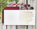 cartes doré Carte de Noël exclusive avec dorure à chaud pour partenaires commerciaux, Cartes de Noël avec dorure à chaud, Cartes de Noël exclusives pour partenaires commerciaux, Carte de Noël d'entreprise élégante, Cartes de Noël avec logo2