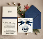 cartes ruban satin Cartes de Noël avec nœud – cartes de Noël exclusives & décoratives avec ruban satin pour entreprises et partenaires commerciaux2