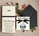 cartes ruban satin Cartes de Noël avec nœud – cartes de Noël exclusives & décoratives avec ruban satin pour entreprises et partenaires commerciaux2