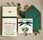 cartes ruban satin Cartes de Noël avec nœud – cartes de Noël exclusives et décoratives avec ruban satin pour entreprises et partenaires commerciaux2