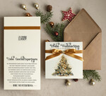 cartes ruban satin Cartes de Noël avec nœud – cartes de Noël exclusives & décoratives avec ruban satin pour entreprises et partenaires commerciaux2