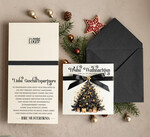 cartes ruban satin Cartes de Noël avec nœud – cartes de Noël exclusives & décoratives avec ruban satin pour entreprises et partenaires commerciaux2