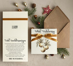 cartes ruban satin Cartes de Noël avec nœud – cartes de Noël exclusives et décoratives avec ruban satin pour entreprises et partenaires commerciaux2