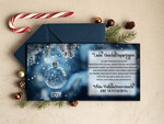 cartes moderne Cartes de Noël modernes pour entreprises, Carte de Noël d'entreprise élégante, Cartes de Noël exclusives pour partenaires commerciaux,2