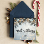 cartes moderne Cartes de Noël modernes pour entreprises, Carte de Noël d'entreprise élégante, Cartes de Noël exclusives pour partenaires commerciaux,2