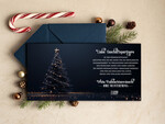 cartes moderne Cartes de Noël modernes pour entreprises, Carte de Noël d'entreprise élégante, Cartes de Noël exclusives pour partenaires commerciaux,2