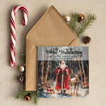 cartes moderne Cartes de Noël modernes pour entreprises, Carte de Noël d'entreprise élégante, Cartes de Noël exclusives pour partenaires commerciaux,2