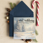 cartes moderne Cartes de Noël modernes pour entreprises, Carte de Noël d'entreprise élégante, Cartes de Noël exclusives pour partenaires commerciaux,2
