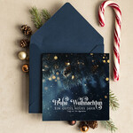 cartes moderne Cartes de Noël modernes pour entreprises, Carte de Noël d'entreprise élégante, Cartes de Noël exclusives pour partenaires commerciaux,2
