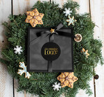 cartes ruban satin doré Cartes de Noël avec dorure à chaud, Cartes de Noël exclusives avec nœuds, Cartes de Noël d'entreprise élégantes, Cartes de Noël avec rubans, Cartes de Noël personnalisées pour entreprises3